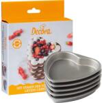 Decora Szív alakú sütőforma szett, 5 db, 15 × 2 cm - Decora (0070034)