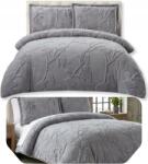 Antonio Ágyneműhuzat Maci 200x220 +2x70x80 cm Flanel Meleg Téli Puha 3D szett (Pościel MIŚ 200x220 +2x70x80 cm jasno szara)
