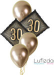  Héliumos luficsokor szülinapra - 30-as - INGYENES GLS szállítással (LUFI341049)