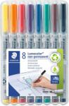 STAEDTLER Univerzális eltávolítható filctoll 8 szín 1.0mm (4007817309339)