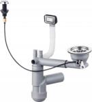 Deante Space-Saver Lux szifon ZXY_9911 acél 1 részes gránit mosogatóhoz (ZXY 9911)