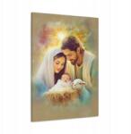  Vallásos kép Szent Család József Mária Jézus Isten Báránya 80x60 (SAC2146)