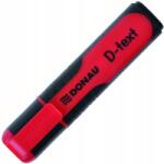 DONAU szövegkiemelő D-text piros (7350001PL-04)
