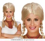 Guirca Paróka Szőke copfok Bajor copfok Diáklányok (G4211)