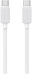 USAMS Cablu pentru incarcare si transfer de date USAMS KY Series US-SJ691, USB-C la USB-C, 60W, 480 Mbps, 1m, Alb (6958444909332)
