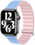 Beline Curea Beline Magnetic Pro Strap compatibila cu Apple Watch 42/44/45/49mm, Roz / Albastru (5905359818762)