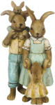 Clayre & Eef Figurine Iepurasi Paste din polirasina 8x6x15 cm (6PR3274deco)