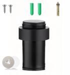  Czarny 60 mm Odbojnik Odbój Blokada Zewnętrzny Do Drzwi Walec Premium Pełny (dongguanchanshan)