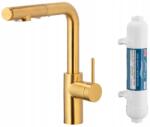 Armatura Kfa Konyhai Csaptelep Duero Pure Basic, Arany Hidro+ Szűrő (6623-112-31)