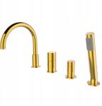 Sea-Horse Ove 4 lyukú kádcsaptelep, arany (BJV303/1G)