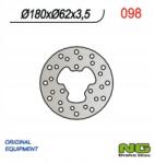 NG Brake Disc Ng Féktárcsa Hátsó Peugeot XP6 Sm '02-'05 (180x62x3, 5)