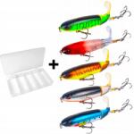 Sahido Forgó Uszonyos Lebegő Wobbler Szett Fizz Splash Szett 5 Db (SH-FIZZ_SPLASH_SET)