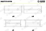 GLYCO Ložisko kľukového hriadeľa GLYCO H077/5 STD (H077/5 STD)