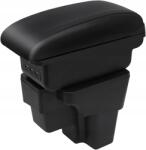 1A First Automotive Autós kartámasz, fekete, bőr, tárolórekesz, 3 Usb port