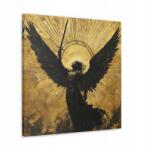  Vallási kép Mihály Arkangyal stílus expresszionizmus, mint egy arany ikon 70x70 (SAC2118)