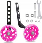 Gearox Oldalsó Támasztó Kerekek Gyerek Kerékpárhoz 12-20" Led Rózsaszín (12-20'LED RÓŻOWE)