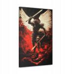  Vallásos kép Mihály Arkangyal legyőzi a fenevadakat a pokolban 80x60 (SAC2121)