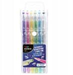 kidea Iskolai zselés tollak Gyémánt csillámokkal 6 színben Kidea DDB6KA (DDB6KA)