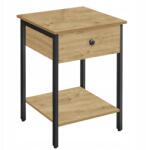 SONGMICS Éjjeli asztal éjjeliszekrény artisan tölgy 40x40x55cm magas (szafka nocna)
