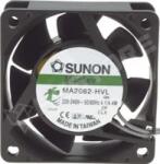 SUNON MA2062-HVL Ventilátor, AC, 230V AC, 60x60x25mm, 29.7m3/h, axiális (MA2062-HVL)