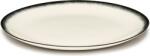 Serax Farfurii întinse Dé 3, 28 cm, alb-negru, 2 buc (B4019325)