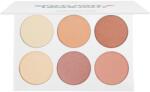 BH Cosmetics Палитра хайлайтър Spotlight & Highlight, 6 цвята