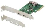 Conceptronic Bővítőkártya, PCI, Express, Conceptronic, 2 db USB-C 3.2 port (MEN-CE-231836)