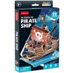 CubicFun W3121 - Pirate Ship - Kalózhajó - 22 db-os 3D puzzle (W3121) - gyerekjatekbolt