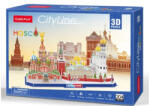 CubicFun MC266 - City Line Moszkva - 204 db-os 3D puzzle (MC266)