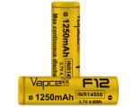 Vapcell F12 1250 mAh kapacitású 14500 tölthető li-ion akkumulátor