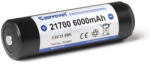 KeepPower 21700 védett tölthető li-ion akkumulátor P2165C 6500mAh kapacitással