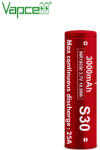 Vapcell S30 18650 25A tölthető li-ion akkumulátor