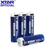 XTAR 4 db AA 4100mWh/2450mAh USB-C újratölthető lítium akkumulátor