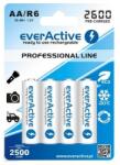 everActive R6/AA 2600mAh 1, 2 V Ni-Mh tölthető akkumulátor, 4 db