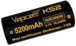 Vapcell K52 26650 5200mah tölthető KÚPOS li-ion akkumulátor
