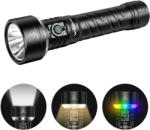 Wurkkos TS27 szuper fényerejű zseblámpa, 3200 lumen fényerővel, 845 m hatótávval, 15.000 mAh akkumulátorral