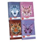 Herlitz Wild Animals A5 12-32 3. osztályos vonalas füzet (09545492)