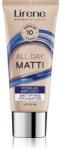Lirene ALL DAY MATT! Make-up lichid matifiant pentru un efect de lunga durata culoare 10 Porcelain 30 ml