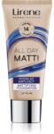 Lirene ALL DAY MATT! Make-up lichid matifiant pentru un efect de lunga durata culoare 14 Caramel 30 ml