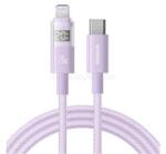 Baseus IPAD / IPAD 2 / IPAD 3rd Gen DISPLAY II adatkábel Type-C - lightning, 100cm, LILA (P10382703511-00) (P10382703511-00)