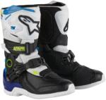 Alpinestars csizma TECH 3S KIDS, gyermek, fehér/fekete/kék, 2025, 29-es méret (M132-33-29)