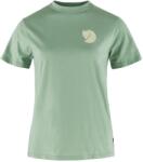 Fjällräven Övik Fox Boxy Logo Tee W Misty Green Női póló XS