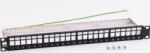 NETRACK blank pachpanel 19'' 24-ports, shielded, black (104-21) - vexio