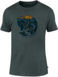 Fjällräven Övik Arctic Fox T-shirt M Dusk Férfipóló L