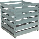  Komposztáló láda, komposzt keret - újrahasznosított műanyag lécekből (650 literes)