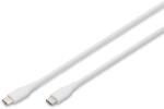 ASSMANN USB 2.0 Type C Összekötő Fehér 1m AK-300341-010-W (AK-300341-010-W)
