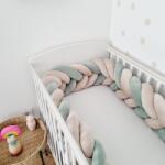  Halszálka mintás fonott rácsvédő - zsálya bézs, 180-420cm