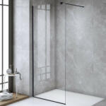 Welland Vista walk-in zuhanyfal 70 x 195 cm - fekete profil - pepita