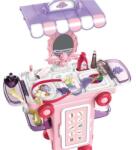 Magic Toys Szépség szett pink gurulós tárolóban 36db-os