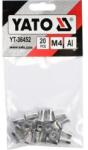 Yato alumínium szegecsanya M4, 20db (YAT-36452)